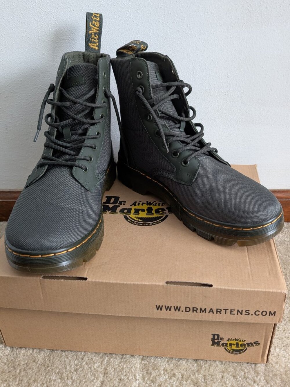 Dr. Martens Combs 8-Eye Nylon Boot